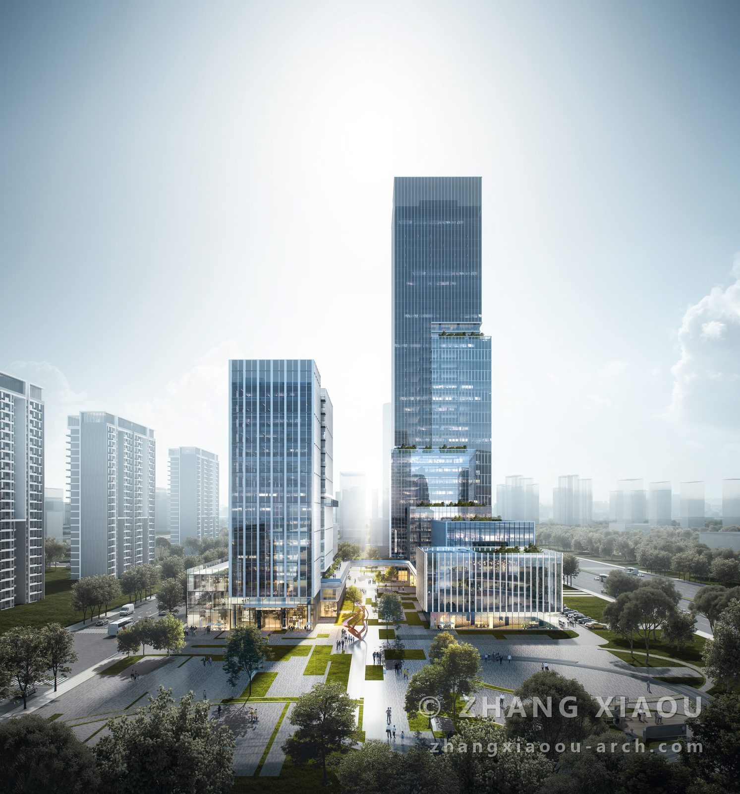 Jinan Xueshan District Phase II – Supertall Urban Complex